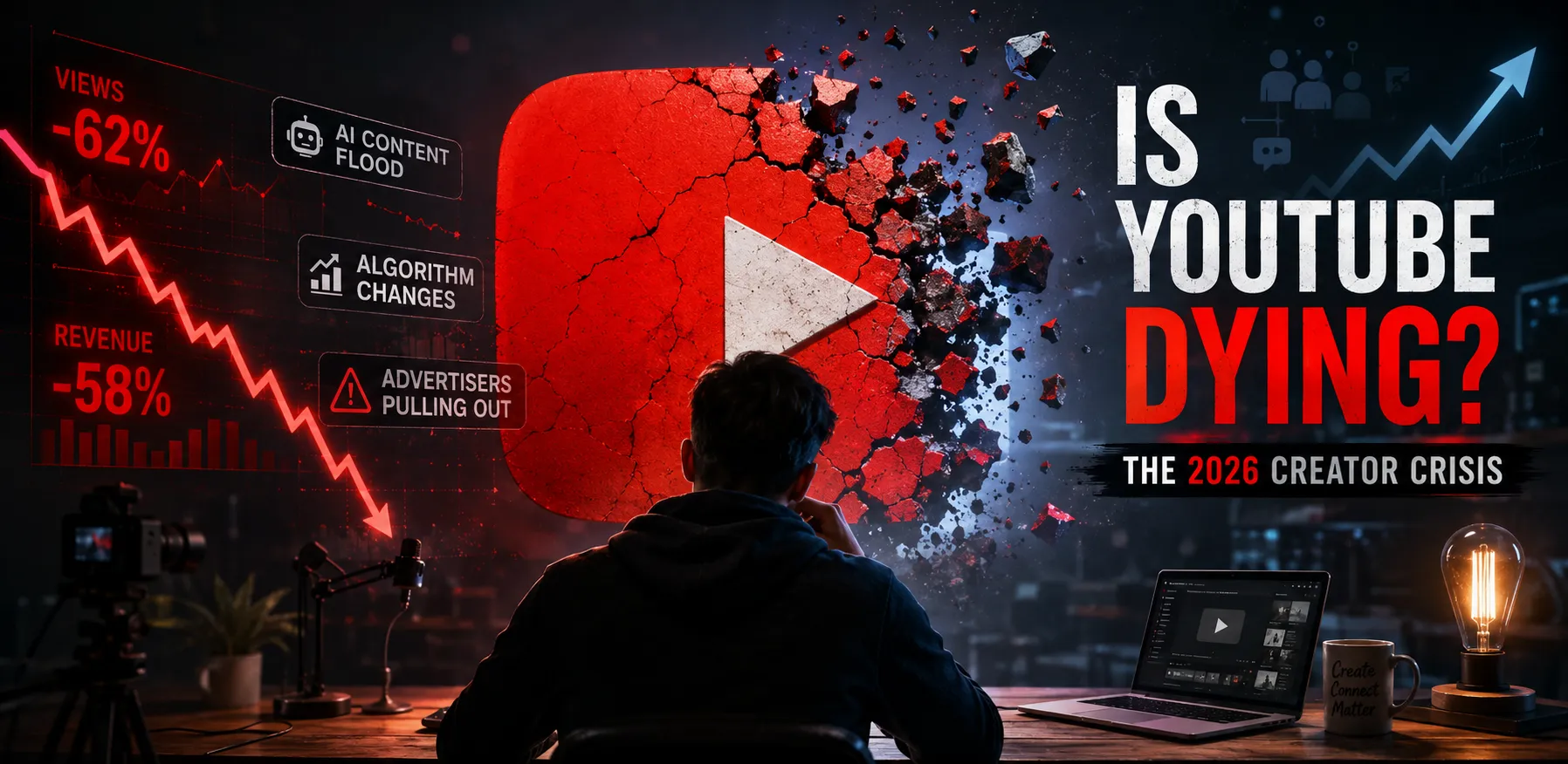 Is YouTube Dying? The 2026 Creator Crisis Nobody Wants to Talk About Honestly